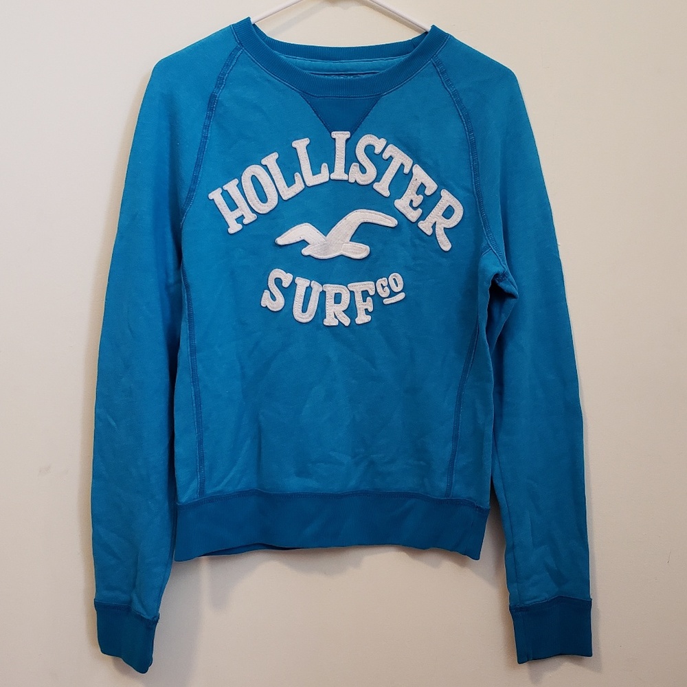 Hollister blue long sleeve shirt